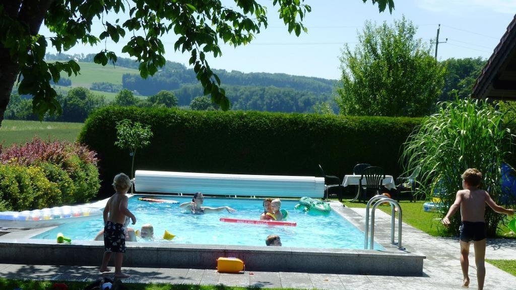 ホテル Haus Gruber Attersee エクステリア 写真